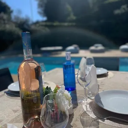 فيلة Superbe A Avec Piscine Dans Un Quartier Calme أنتيب